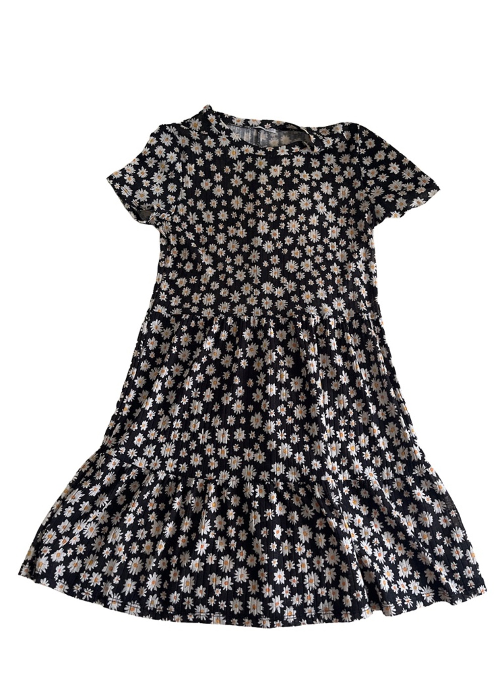 Sheer Floral Print Dress